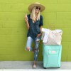Модные блогеры, модный багаж