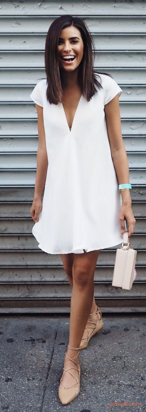 Белое платье на лето: идеальный вариант