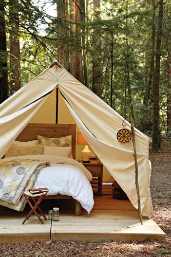 Ночуем на природе: уютные палатки