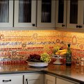 Удивительные возможности плитки под мозаику и особенности облицовки для кухни